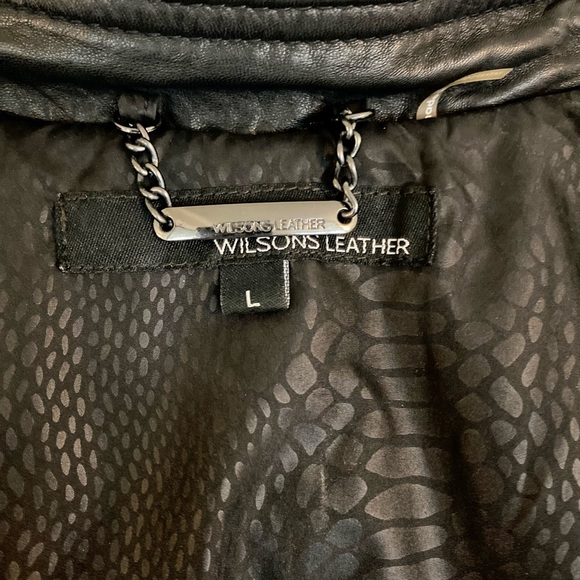 NWOT Leather moto jacket - Picture 4 of 7